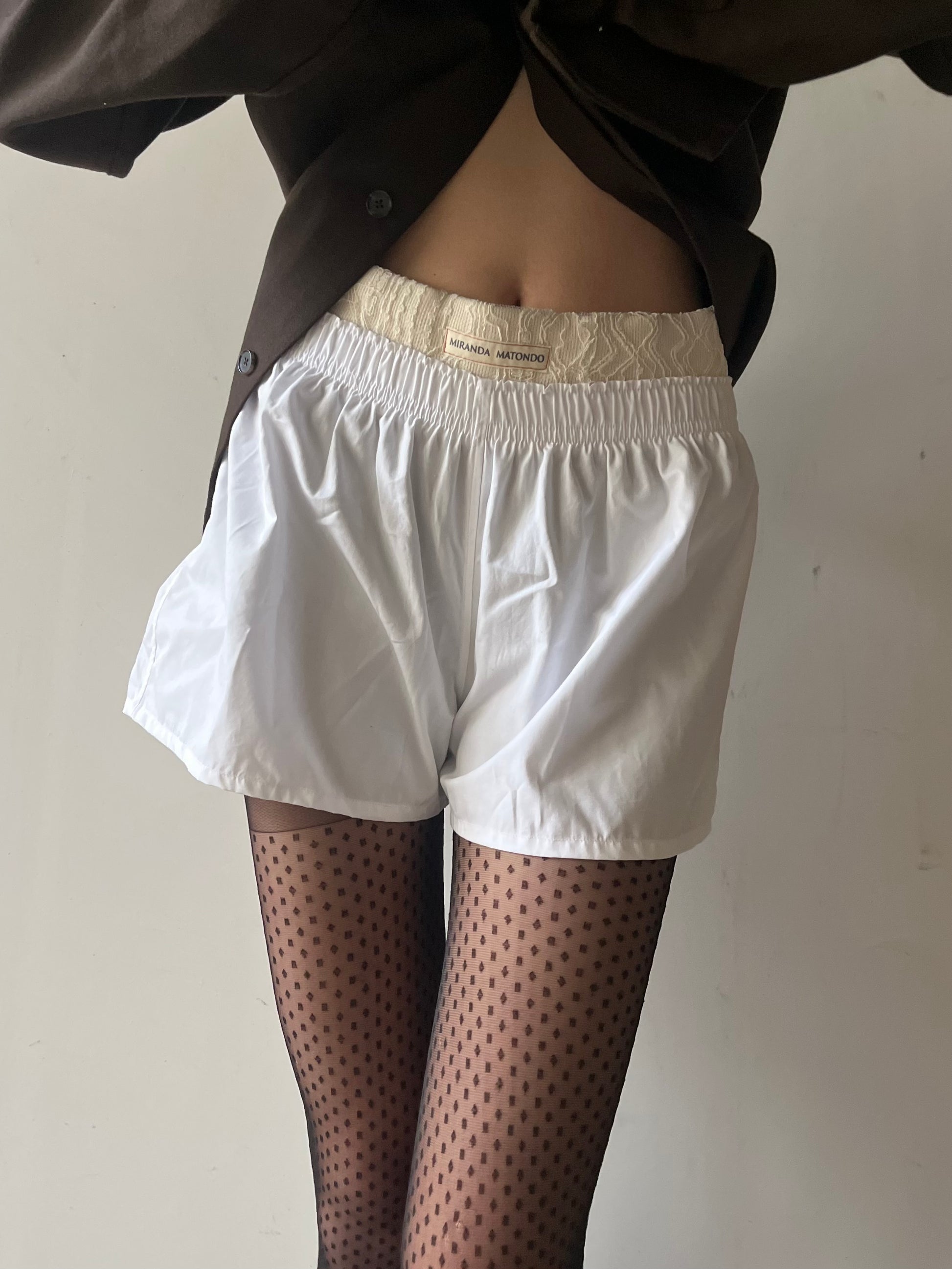 Whimsical lace boxer