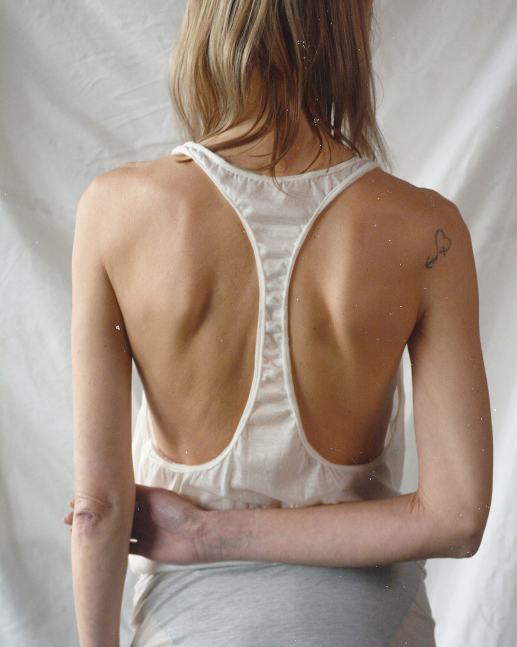 White MM dress