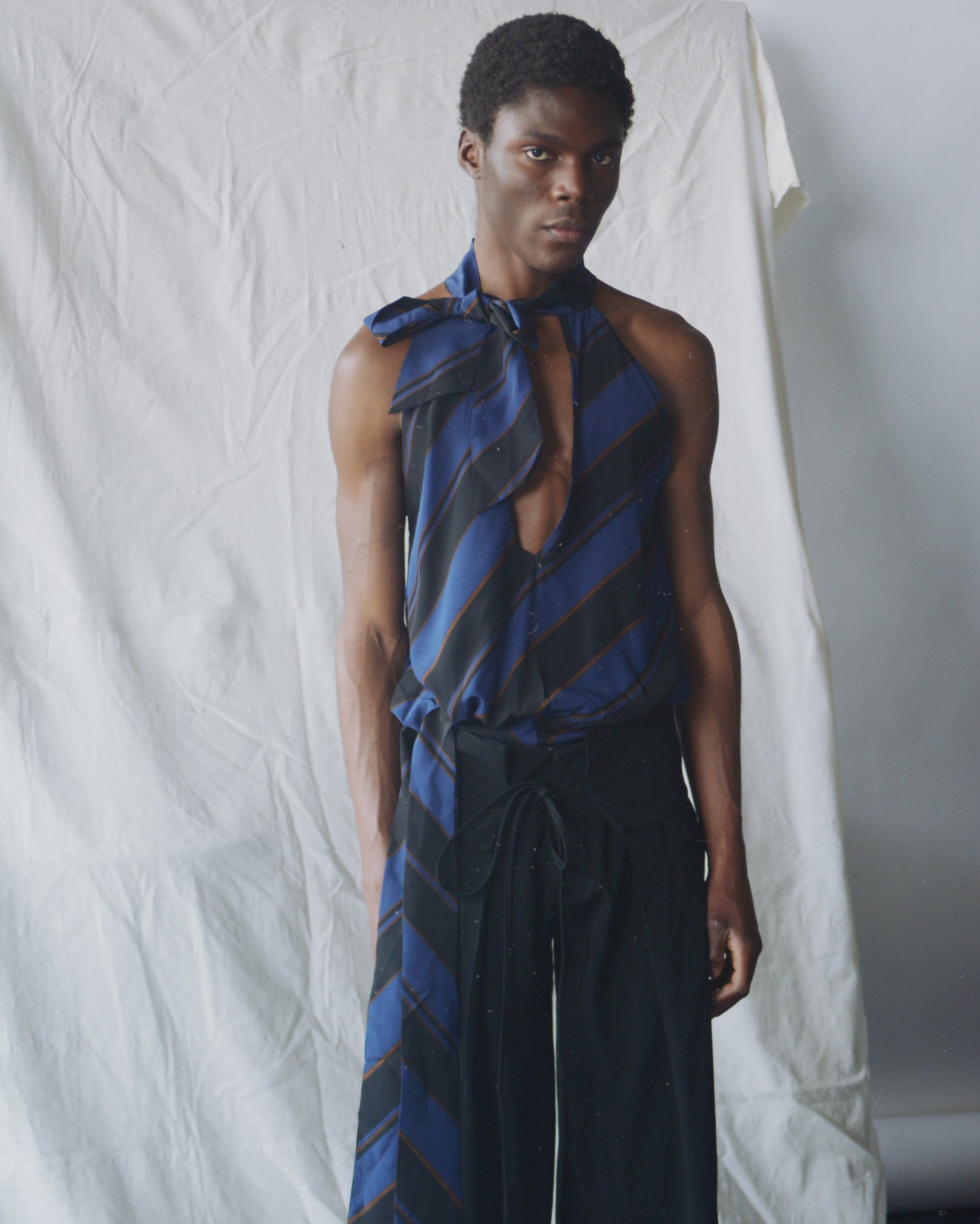 Silk mariposa blouse