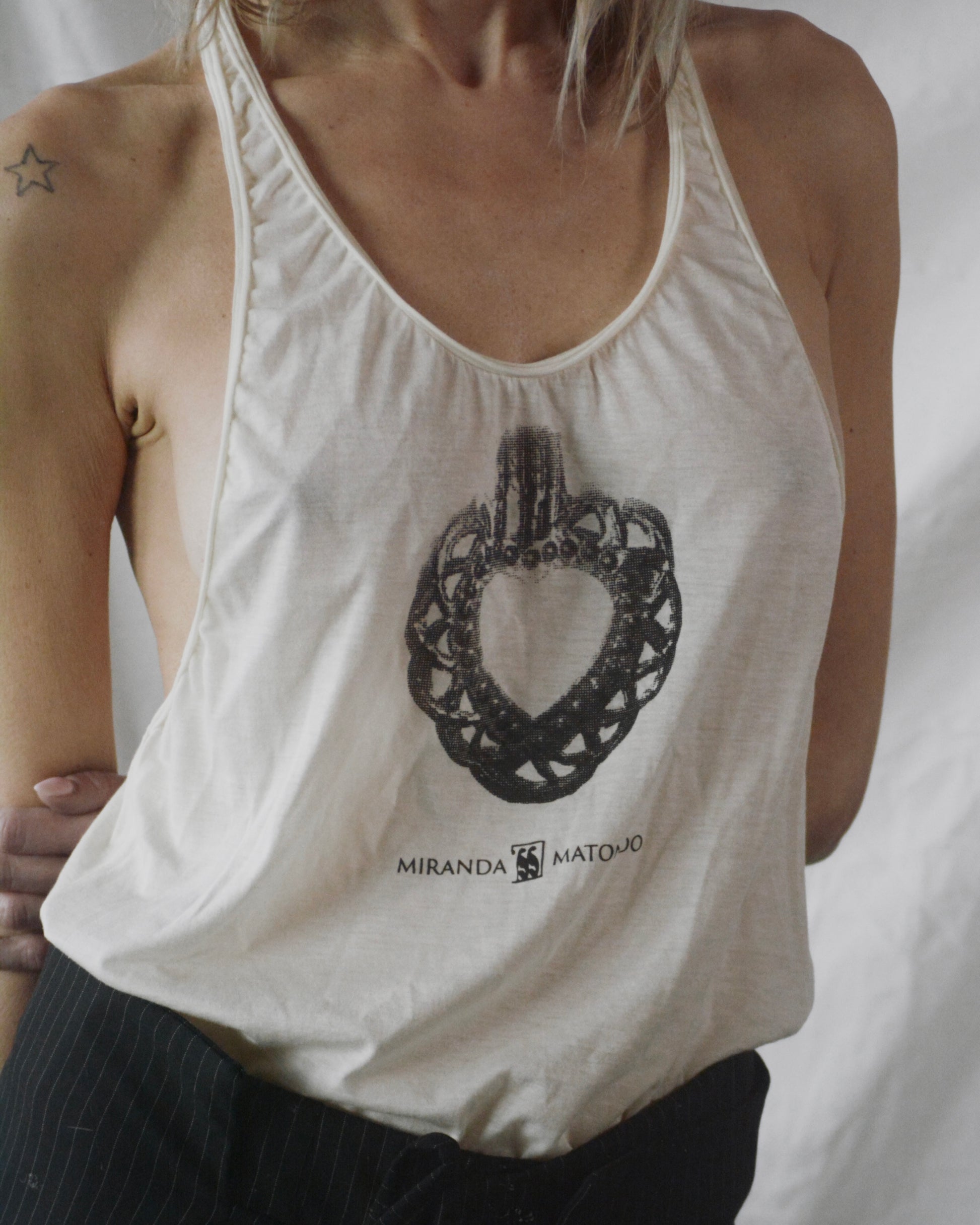 Sacred heart tanktop