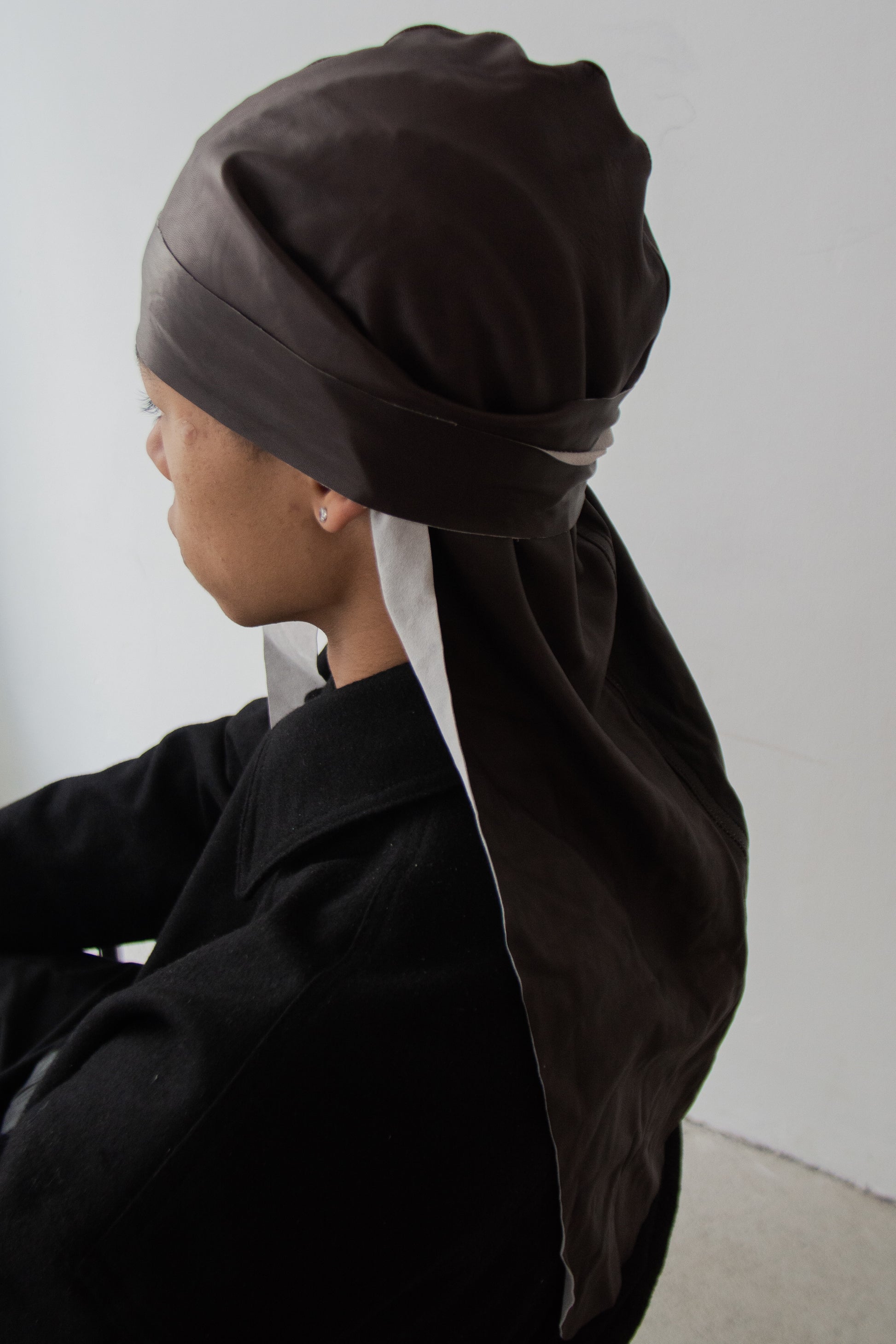 Brown-violet durag